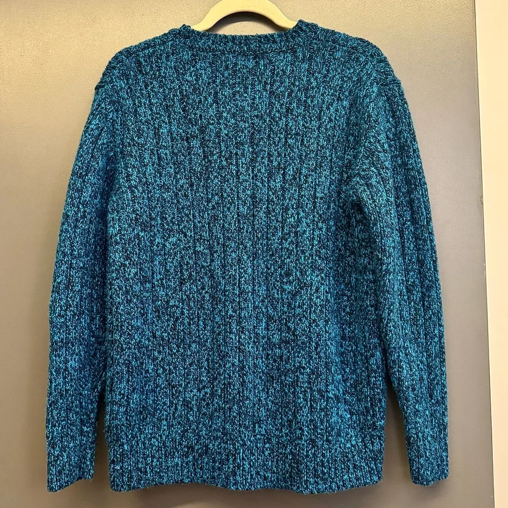 Nautica Crewneck Sweater Marled Knit Size L Coastal Grandma